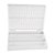 Caixa Porta Lâminas Para 100 Lâminas 26 mm X 76 mm Branca - Laborcare - Imagem 3