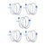 Extensor de Equipo 120 cm 8F Kit Com 5 Unidades - Hartmann - Imagem 1