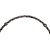 Rédea de Nylon Com Peia 8 Tentos Bege Preto e Marrom - Boots Horse - Imagem 2