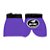 Par de Cloches Protetores Em Nylon Roxo Tamanho M - Boots Horse - Imagem 1