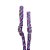 Rédea de Nylon Trança Chata 8 Tentos Roxo e Branco - Boots Horse - Imagem 2