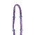 Rédea de Nylon Trança Chata 8 Tentos Roxo e Branco - Boots Horse - Imagem 3
