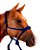Cabresto Com Cabo Trançado de Paracord Azul Marinho - Boots Horse - Imagem 1