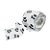 Atadura Elástica Autoaderente Branca Com Patinhas 5 cm X 4,5 mt - Imagem 2