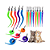 Brinquedo para gatos varinha pesca gato cobra interativo - Imagem 12