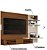 Painel Office Frizz Star para Tv até 55” com bancada integrada para Notebook - Imagem 1