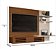 Painel Office Frizz Star para Tv até 55” com bancada integrada para Notebook - Imagem 2