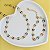 Conj Choker E Pulseira Borboleta - Imagem 1