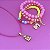 Conj Colar Fio E Pulseiras Barbie - Imagem 1