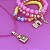 Conj Colar Fio E Pulseiras Barbie - Imagem 2