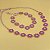 Conj Choker E Pulseira Margaridas Rosa - Imagem 2