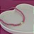 Choker 30Cm Cristal N4 Rosa Chiclete - Imagem 1