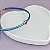 Choker 30Cm Metalizada Coração Vazado - Imagem 2