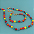 Conj Colar e Pulseira  Bolinhas Coloridas - Imagem 1