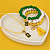Conj Colar Fio e Pulseiras Brasil - Imagem 1
