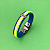 Pulseira Masc Três Fios Brasil - Imagem 2