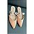 Sapato Mule Nude Arrebite Dourado Via Uno 866022 - Imagem 3