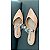 Sapato Mule Nude Arrebite Dourado Via Uno 866022 - Imagem 4