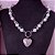 Colar cristal heart - Imagem 1