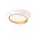 Plafon Bonanos redondo Branco e Dourado 50cm diâmetro 53w 3000k P-9922 - Imagem 1