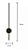 Arandela Katana  LED  3000K 24W 90cm Acrílico/Metal Hevvy SL-5910M/W2 PRETA - Imagem 2