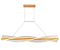 Pendente LED Acrilyc 3000K 71W 120CM Acrílico/Metal Dourado Sindora QD05218 - Imagem 1