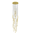 Pendente Φ60×300cm 205w 3000K Inox + Acrilico Champagne Sindora DCD06219 - Imagem 1