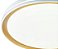 Plafon de Sobrepor LED Multitemperatura 14W 28CM Acrílico/Metal Dourado Sindora DCX02362 - Imagem 2