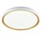 Plafon de Sobrepor LED Multitemperatura 14W 28CM Acrílico/Metal Dourado Sindora DCX02362 - Imagem 3
