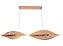Pendente LED Multitemperatura 48W 100CM Acrílico/Metal Dourado Sindora QD05200 - Imagem 1