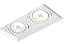 Spot de Embutir Newline IN61342 branco No Frame II Retangular Duplo AR70 19,8x9,6x10cm Alumínio - Imagem 1