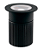 Embutido de Solo Chão LED Focco Redondo 30° Externo 3000K 5W Bivolt (D) 6,5cm x (A) 8,2cm Alumínio Preto - Stella STH7706/30 - Imagem 1