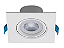 Spot de Embutir LED Easy Face Plana Quadrado 34° 4000K 4,5W Bivolt (L) 9,5cm x (P) 9,5cm x (A) 4,6cm ABS Branco - Stella STH7915/40 - Imagem 1