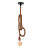 Pendente (A) 180cm Corda Natural - Nordecor 2056 - Imagem 1