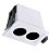 Embutido LED Powerus IRC 90 3000K 4W Bivolt (A) 5cm x (L) 6,8cm Alumínio Branco - Nordecor 6371 - Imagem 1