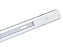 Trilho Eletrificado de Sobrepor Sem Canaleta (L) 150cm Metal e Policarbonato Branco - Nordecor 6252 - Imagem 1