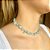Choker de Água Marinha Cascalho - Imagem 1