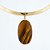 Choker com Pingente de Olho de Tigre - Imagem 1
