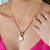 Conjunto Colar e Brinco com Pedra Natural Howlita - Imagem 2