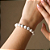 Pulseira de Pedra Natural Howlita 8mm - Imagem 3
