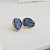 Brinco com Pedra Natural Cianita Azul - Imagem 1
