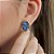 Conjunto Colar e Brinco Vivaz com Pedra Natural Cianita Azul - Imagem 5