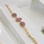Pulseira Vivaz com Pedra Natural Rodonita - Imagem 4