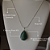 Colar Longo com Pedra Natural Quartzo Verde em Prata 925 - Imagem 5
