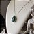 Colar Longo com Pedra Natural Quartzo Verde em Prata 925 - Imagem 2