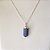 Colar com Pedra Natural Quartzo Azul em Prata 925 - Imagem 1