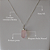 Colar com Pedra Natural Quartzo Rosa em Prata 925 - Imagem 4