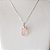 Colar com Pedra Natural Quartzo Rosa em Prata 925 - Imagem 3