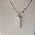 Colar com Pedra Natural Selenita em Prata 925 - Imagem 1