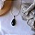 Colar com Pedra Natural Obsidiana em Prata 925 - Imagem 2